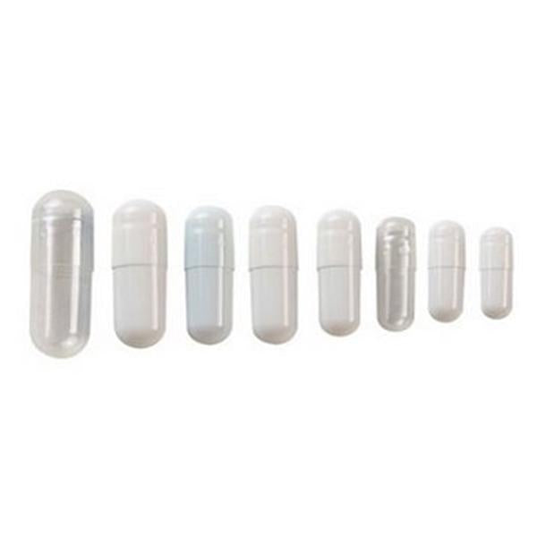 Capsule Medicine Gelatin Empty Size 0 Transparent 500/Bt
